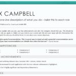 Simple Resume Template in White -from Job Search Journey