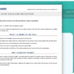 Cover Letter & Modern Executive Resume Template - Blue - Job Search Journey