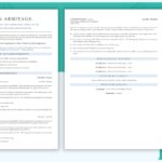 Classic Resume Template Two Page Edition from Job Search Journey