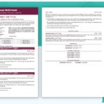 A two-page professional resume template from Hannah Mason and Job Search Journey