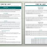 Nonprofit Board Level Resume Template Two Page