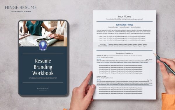 Mid-Career Resume Template Bundle - Hinge Resumes - Job Search Journey